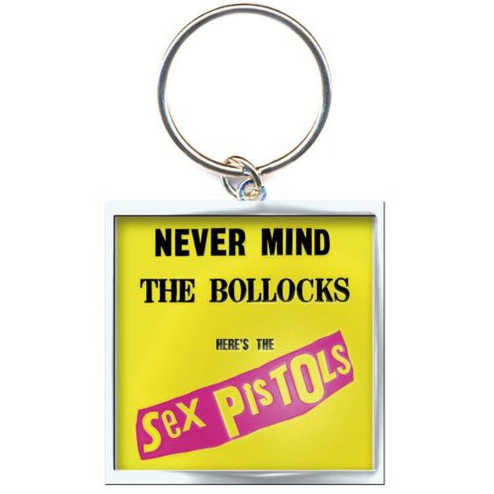 Sex Pistols - Never Mind The Bollocks Sleutelhanger - Geel